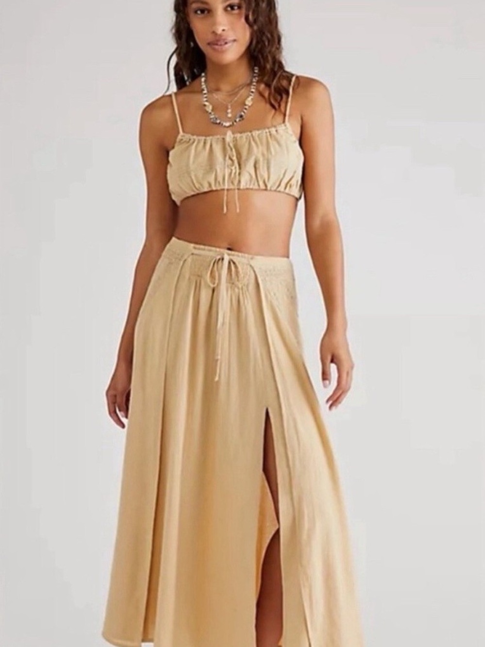 Free People The Prettiest Maxi Skirt Set